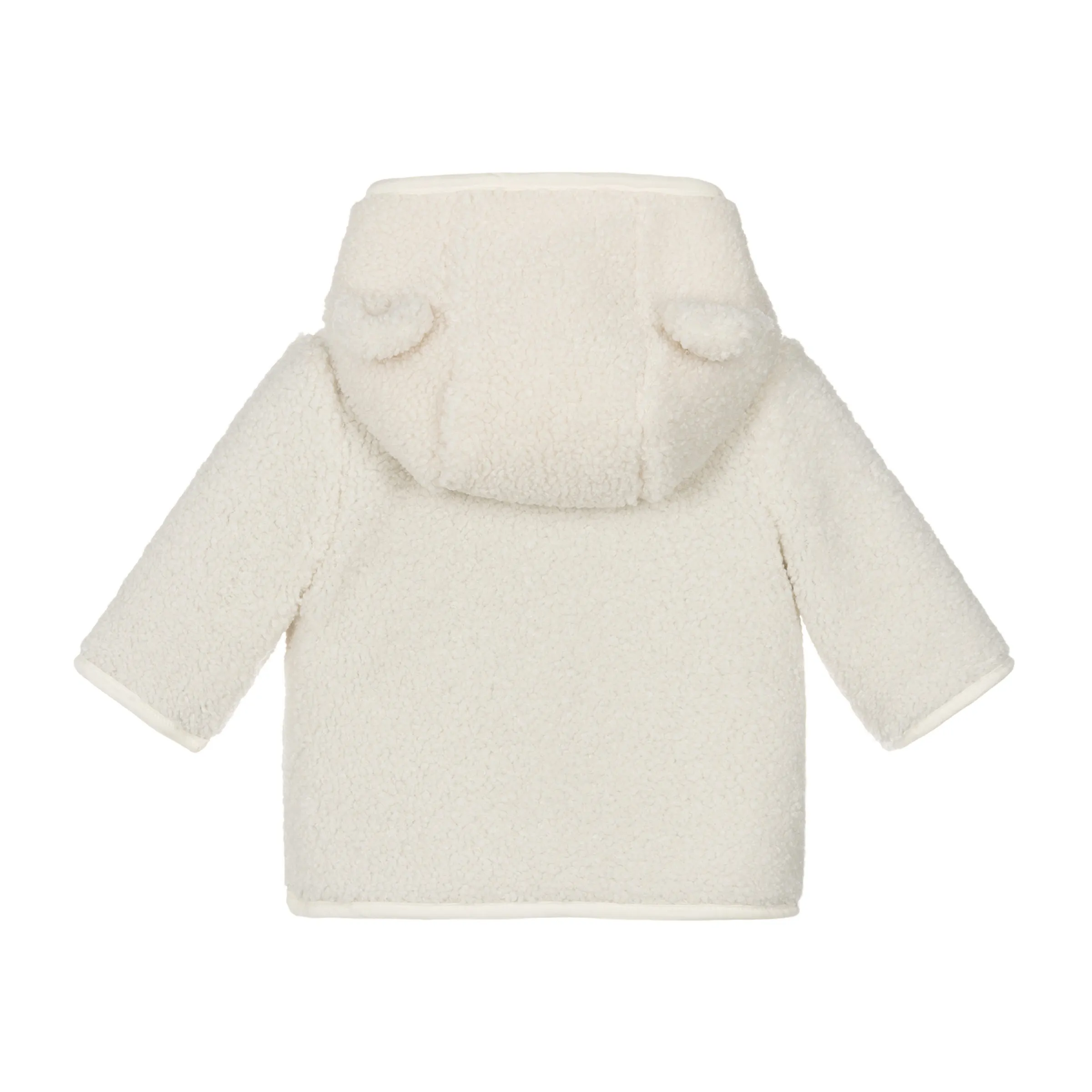 Cream Reversible Faux Shearling Coat