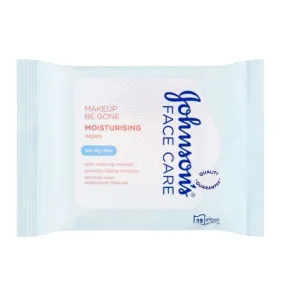 Johnson's Face Care Makeup Be Gone Moisturising Wipes (25 Wipes)