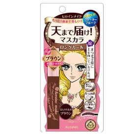 KissMe Herione Long & Curl Super Waterproof 02 Brown  花漾美姬 纤长卷翘睫毛膏 02 棕色