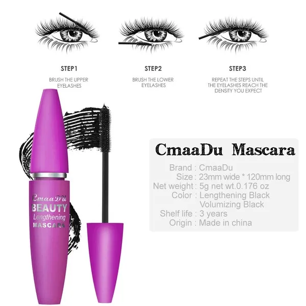 Wholesale CmaaDu4D Mascara Thick Waterproof Long Lasting JDC-MA-Nic002